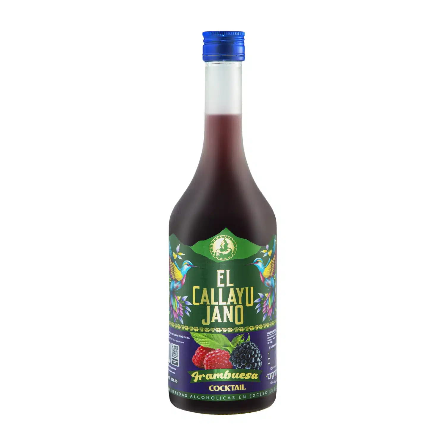 Cocktail de Frambuesa Cóctel de Frambuesa Callayujano – Licor Peruano Artesanal Embotellado 750ml - Image 1