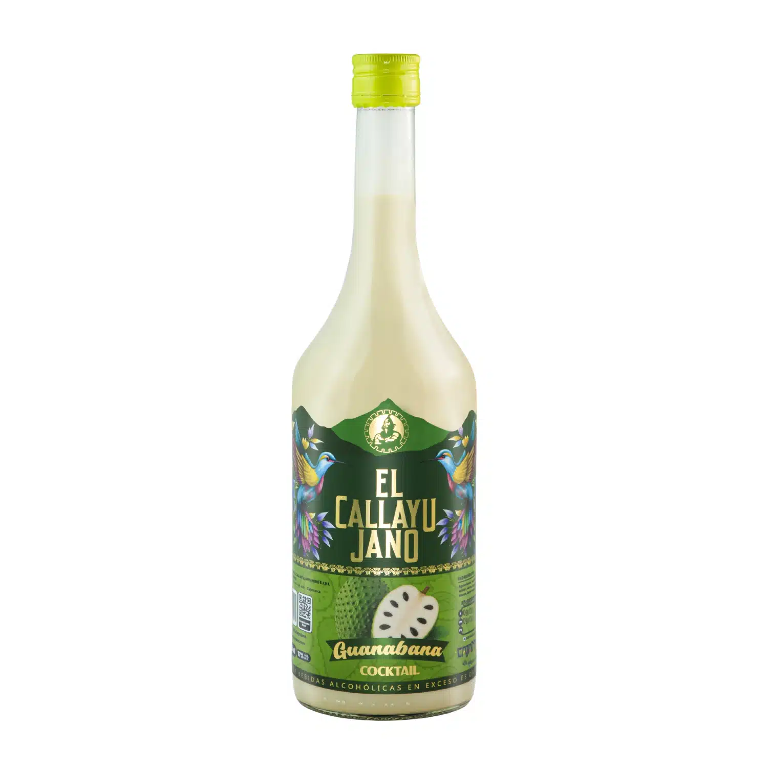 Cocktail de Guanabana Crema de Guanábana Callayujano – Cóctel Peruano Embotellado 750ml - Image 1